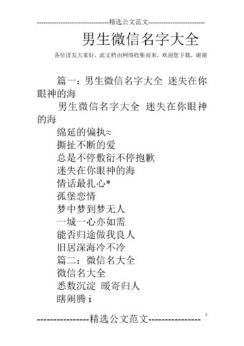 微信名字大全，巷弄深处的独特小店探秘之旅