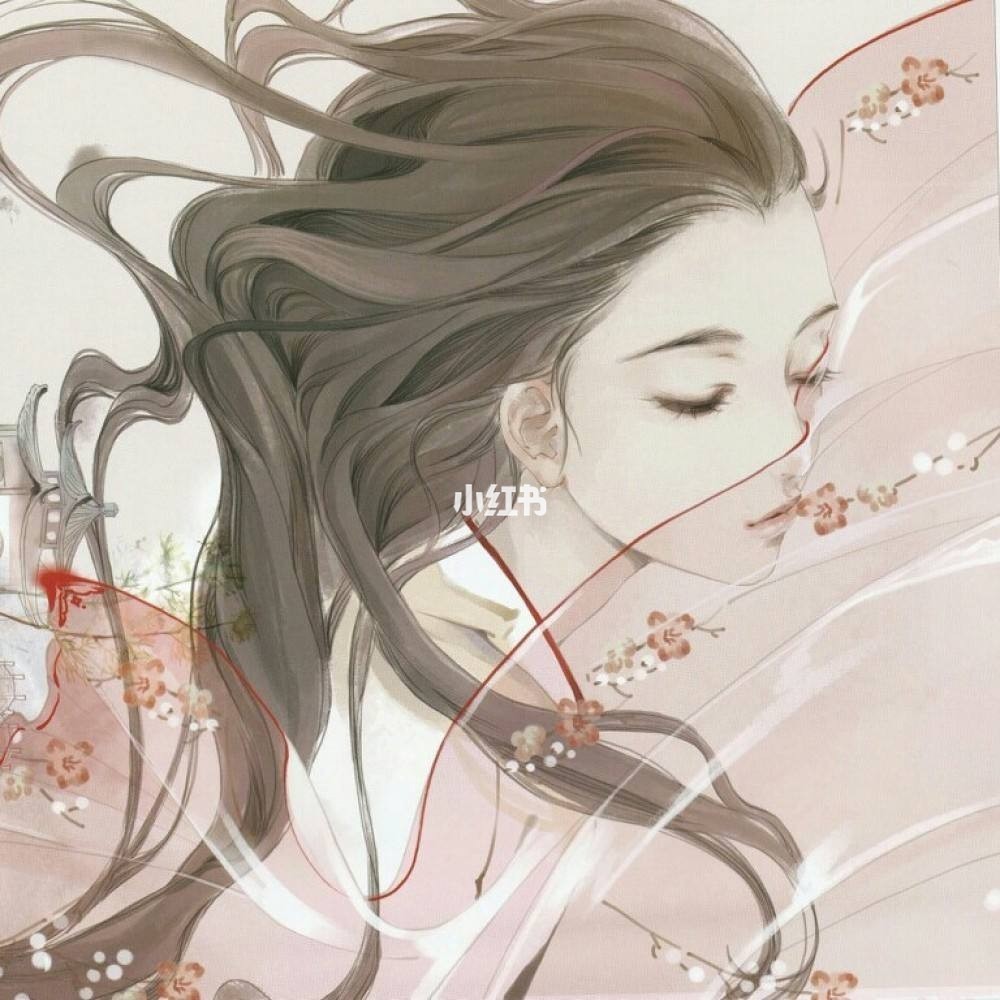 古韵之美，古风女动漫头像与心灵的自然美景之旅