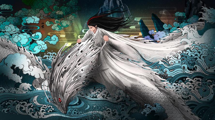 山海经动漫，探索史诗之旅，领略变化的力量与自信之美